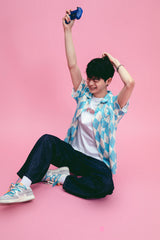 アーガイルファンクハーフシャツ / ARGYLE FUNK HALF SHIRTS