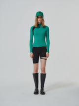 STRAP BIKER SHORTS (2 COLOR) (6682305888374)