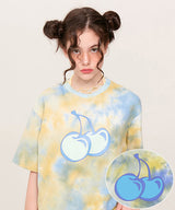 タイダイヒートセンシング 半袖 Tシャツ / TIE DYE HEAT SENSING T-SHIRT KH [BLUE]