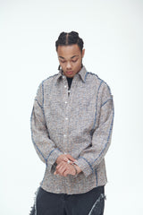 ピクニックマットタッセルシャツ/Picnic Mat Tassel Shirts Navy