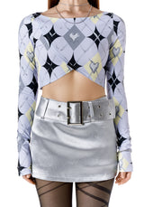 リキッドベルトミニスカート / LIQUIDY BELT MINI SKIRT