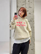 VENTIQUE Pigmate fluff Hoodie 3color