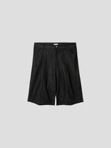 ローデニムワンタックバミューダアパンツ