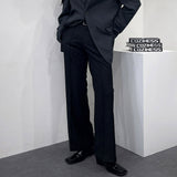 ラインブーツカットスラックス/[Unisex] Line Bootcut Slacks (2 colors)