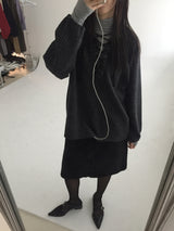 クラシックデニムミディアムスカート