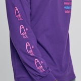 'Both Ends' Long Sleeve Shirt Purple