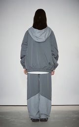 PIPPING MIX PANTS_GRAY