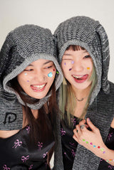 Rabbit Ear Balaclava Muffler(BK)