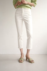 フラットクロップジーンズ / FLAT CROP JEANS / SLIM STRAIGHT PANTS