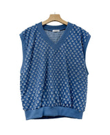 パンチングシャイロデニムベスト(3 color) (6674994462838)
