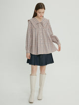 (BL-21511) DETACHABLE SAILOR COLLAR BLOUSE PINK (6597676204150)