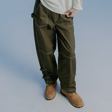 サイドストッパーカーペンターパンツ / SIDE STOPPER CARPENTER PANTS_KHAKI