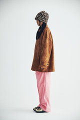 Corduroy Pintuck Band Pants  (pink)
