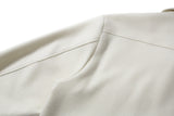 CLASSIC CROPPED SHIRT JACKET (ecru)