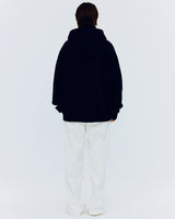 スプレーラビットフーディ/SPRAY RABBIT HOODIE-NAVY