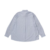 フロントポケットポイントストライプシャツ / FRONT POCKET POINT STRIPE SHIRTS - SKY BLUE