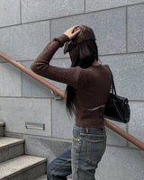 Calm boots cut denim pants