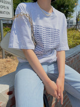 イフレタリングTシャツ / If Lettering T-shirt (4color)