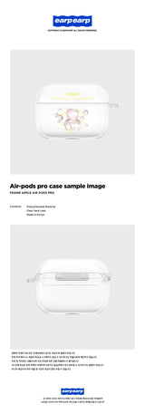 COVY BUBBLE WORLD-YELLOW(AIR PODS PRO-CLEAR HARD) (6598897926262)
