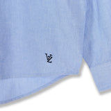 VZロゴビックオーバーフィットオックスフォードシャツスカイブルー/VZ Logo Big Over Fit Oxford Shirt Skyblue (6683361050742)