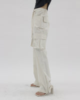 カーゴジッパーポイントパンツ / Cargo Zipper Point Pants (3color)