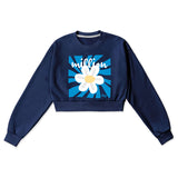 ミリオンスクエアフラワースウェットシャツ/MILLION SQUARE FLOWER CROP SWEATSHIRT