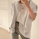 [BELLIDE MADE] LAYERED INNER SHIRT WITH MINIMIZED STRETCH