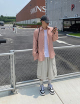 No.0306 M linen crinkle SHIRT (3color)