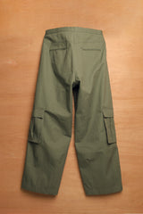 ユーティリティポケットパンツ / UTIL POCKET PANTS-HERRINGBONE KHAKI