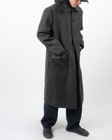 ウールセンスインナーフードコート/wool sense inner hood coat 2color