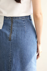 ローザデニムスカート / ROSA DENIM SK / H LINE SKIRT