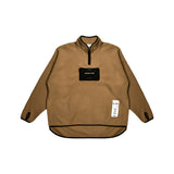 [UNISEX]“SECURITY” Cyclist Half-Zip Pullover (Brown) (6655771607158)