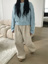 Comet twist knit