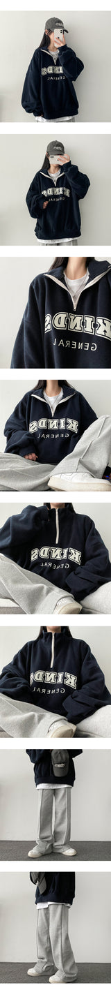 [Fleece] Cuss Slit Banded Waist Pants