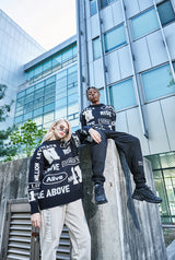 Levitate knit crewneck - Black (4622111080566)