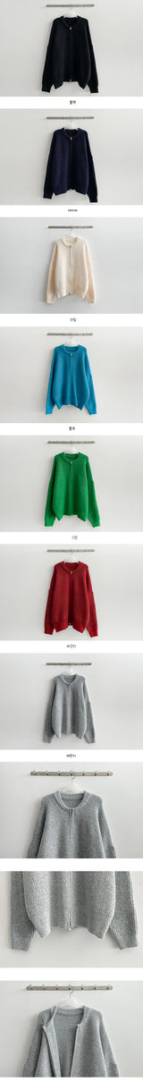 The See-To-Way Round Knit Zip-Up