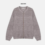 アンブラーラウンドジップアップニット / AMBLER ROUND ZIPUP KNIT
