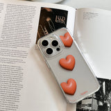 サンオレンジハートバルーンケース / Sun Orange Heart Balloon Case (Jelly Hard)
