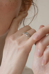 クリスタルサージカルボールリング/Crystal surgical ball ring