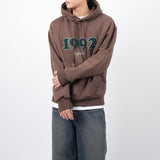 1992 ブックルナッピングクロップフードTシャツ/1992 Bookle napping crop hood t-shirt 2color