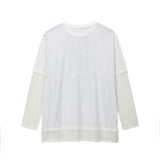 ドリッピングチェーンレイヤードTシャツ/0 6 dripping chain layered t-shirt
