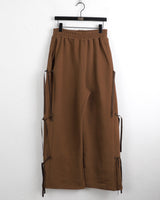 [Sheep fleece] Sento balloon side ribbon juli pants