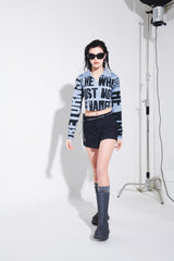 ニュースカラーTシャツ/NEWS COLLAR T-SHIRT