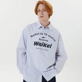 アーチロゴストライプシャツ / Arch logo stripe shirts