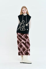 WITTY BUNNY NOMAD HOODIE VEST [NAVY]