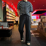 クリーングアイスタックバンディングワイドパンツ / LMN Cooling Ice Two Tuck Banding Wide Pants (4 colors)