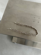 lace ball chain necklace