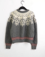 Aira Nordic pattern round knit