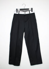 オビカラーマッチングロングスラックス / no.874 obi color matching long slacks (2color)