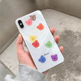 フェイスステッカー/face chanibear sticker